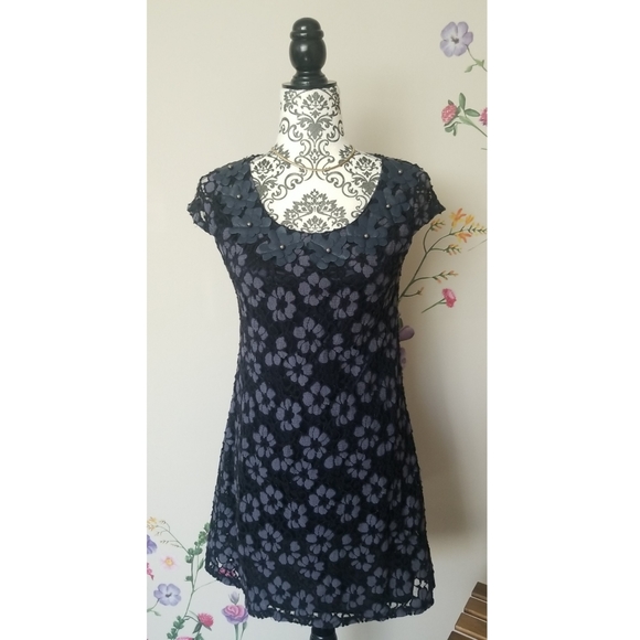 Yumi, size 8 burnt velvet dress - Picture 13 of 13